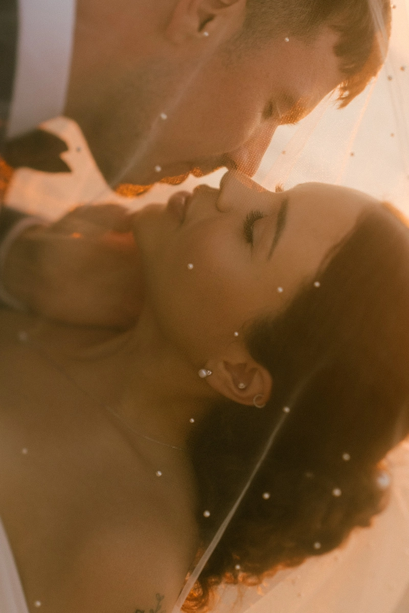 Couple at golden hour