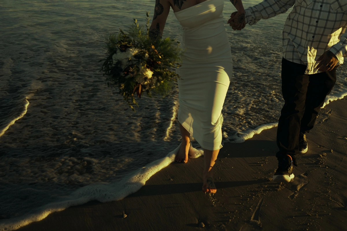 Beautiful wedding moment